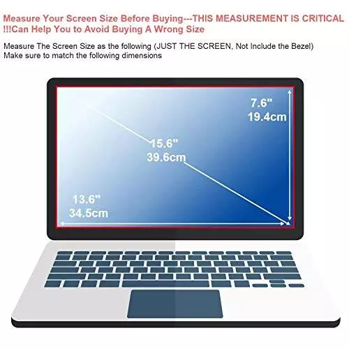 F Forito 2-Pack 15.6 Inch Laptop Anti Glare(Matte) Screen Protector Cover For Al 2