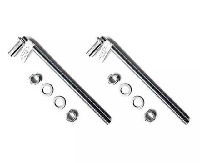 Zinc Plated 3/4" X 12" Long J Bolt for Chainlink Fence Gate Hinge Lot of 2