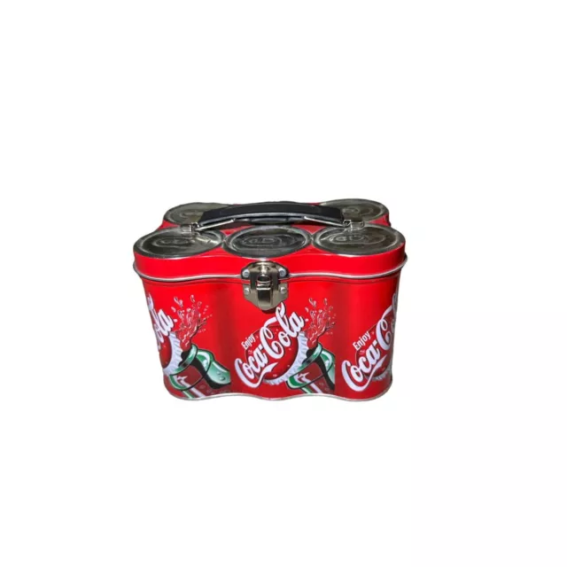 Coca-Cola Lunch Box Red With Handles Vintage Soda Advertising Collectors Item