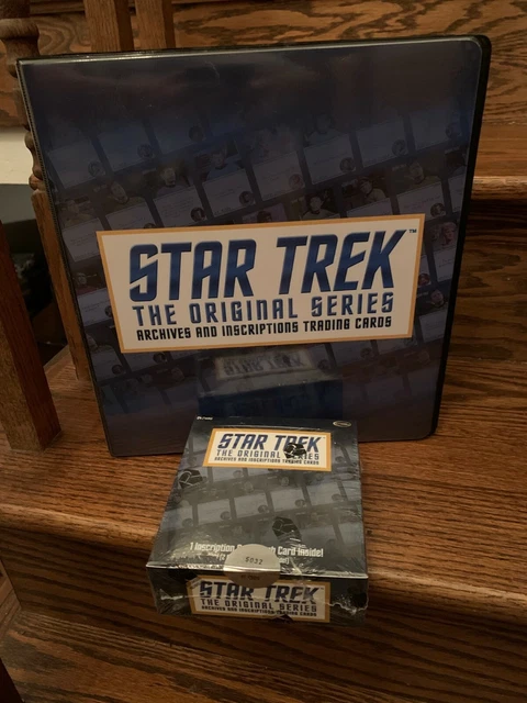 2020 Rittenhouse Star Trek TOS Archives & Inscriptions Card HOBBY Box + Binder