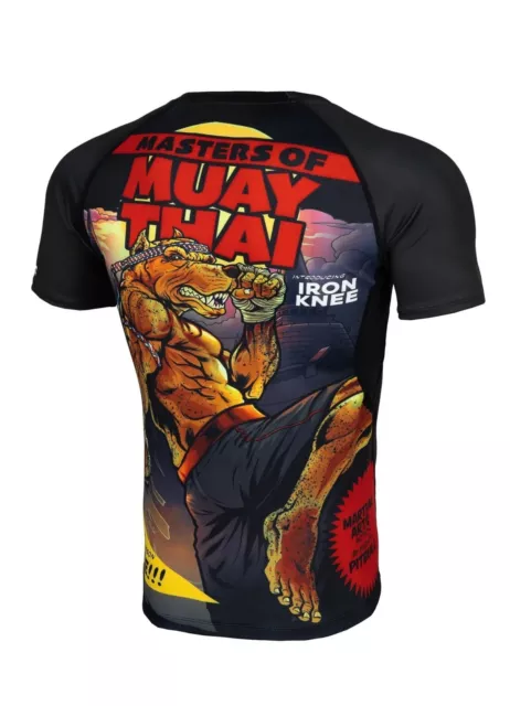 T-shirt PitBull uomo Maglia da allenamento MASTERS OF MUAY THAI Hilltop