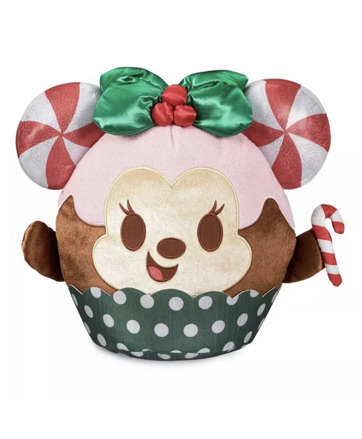 Minnie Mouse Candy Cane Cupcake Munchlings Plush 15" Baked Treats Scented