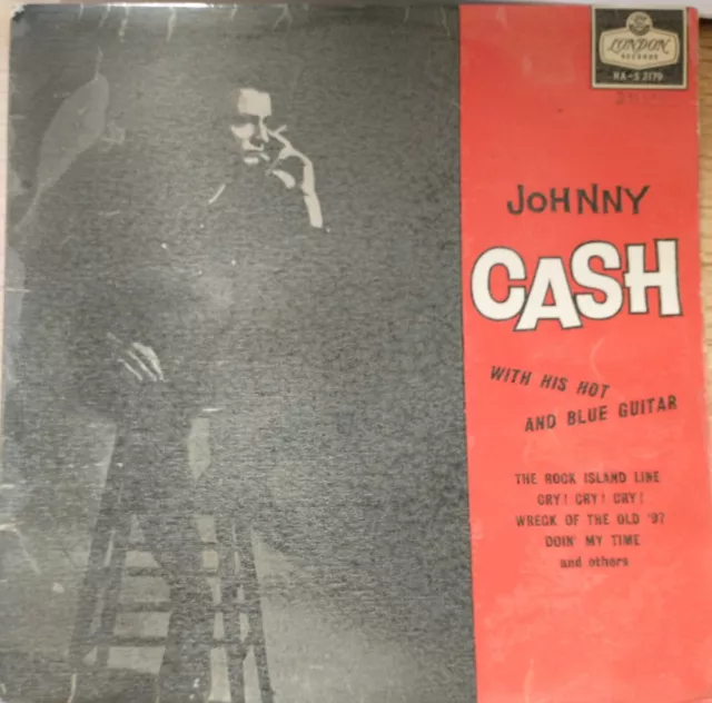 Johnny Cash - With his hot and blue Guitar - UK 1959 RAR- LP,Schallplatte, Vinyl
