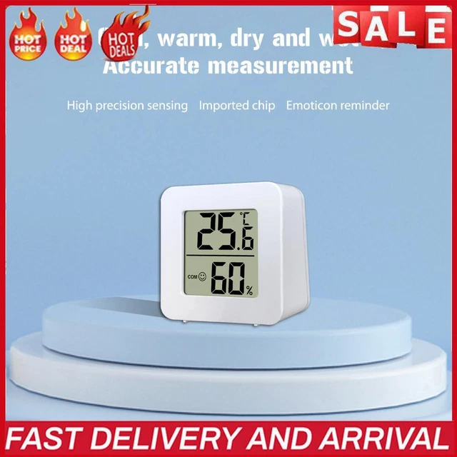 1/2/4pcs Hygrometer Thermometer High Precision LCD Digital for Indoor Greenhouse