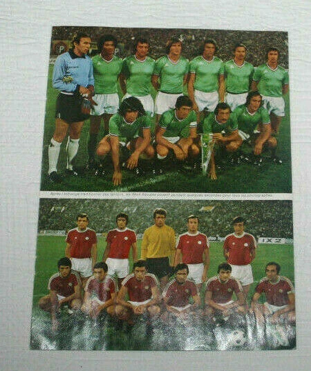 Miroir du Football n°265. Saint Etienne - Bayern Munich le temps des regrets. Poster match Bayern – St-Etienne Photos couleur matchs Marseille