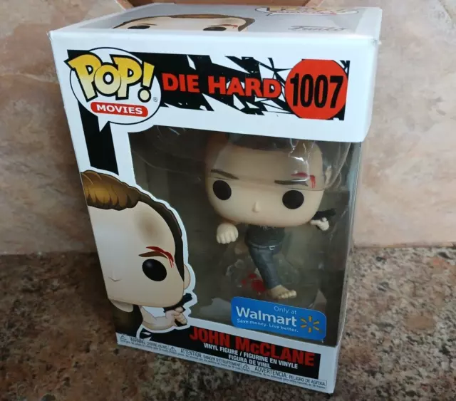 ¡Funko POP ABOVEDADO! Die Hard John McClane #1007 exclusivo de Walmart - Bruce Willis