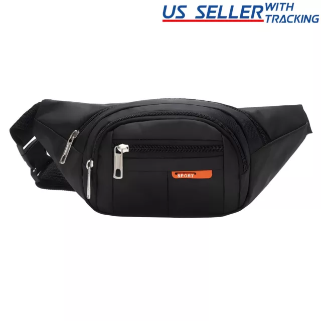 Men Women Fanny Pack Belt waist Bag Cross body Sling Shoulder Travel Sport Pouch