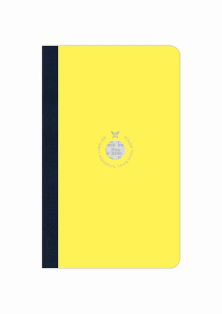 Flexbook Smartbook Foderata 160 Pagine Copertina Ecocarta 13*21cm/foderata/gialla