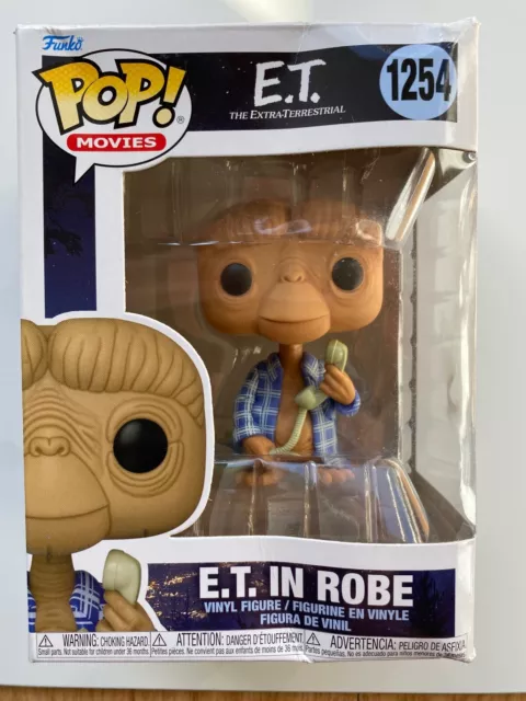 E.t. In Robe Funko Pop Vinyl Figure #1254 | Brand New, But Slightly Damaged Box