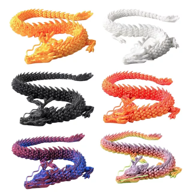 3D Printed Dragon Toy Monster Action Figures with Movable Joints, 3D  Printed Toys Relief Anxiety Dragon Toys Animal Toy Monster Toys Gifts for