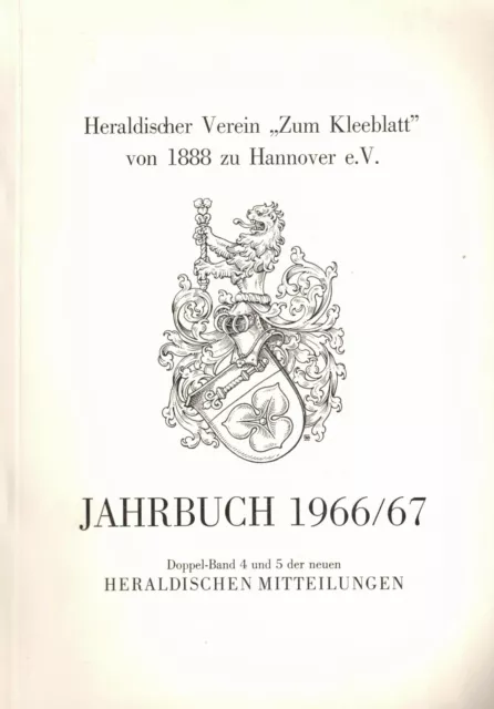 Brecht, Heraldischer Verein "Zum Kleeblatt" Hannover, Jahrbuch 1966/67, Heraldik