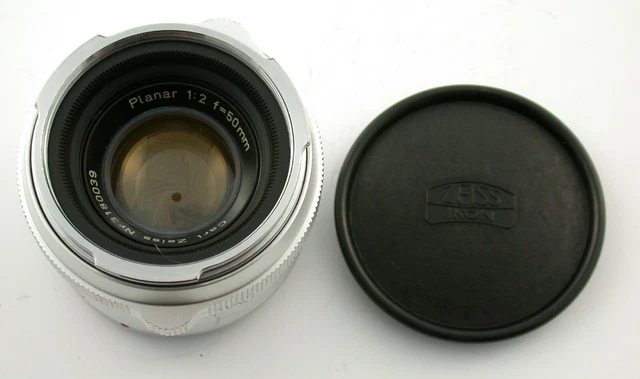 Carl ZEISS Ikon Contarex Planar 2/50 50mm F2 prime lens 30cm Macro