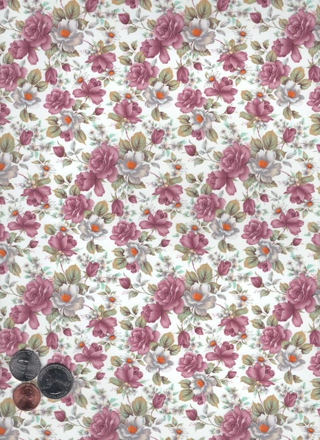 Hoja de calcomanías de cerámica sobreesmaltado Allover Delight Rose Chintz 1 pieza 9"" X 13-3/4"" 3122