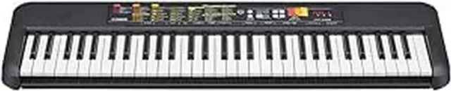 Keyboard Yamaha PSR-F52 Digital Musikinstrument 61Tasten Schwarz Weiß SEHR GUT