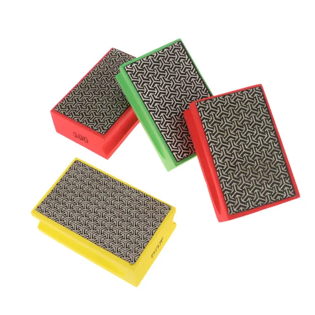 Diamond Hand Polishing Pads Tile Glass Abrasive Grinding Stone Sanding Disc F1