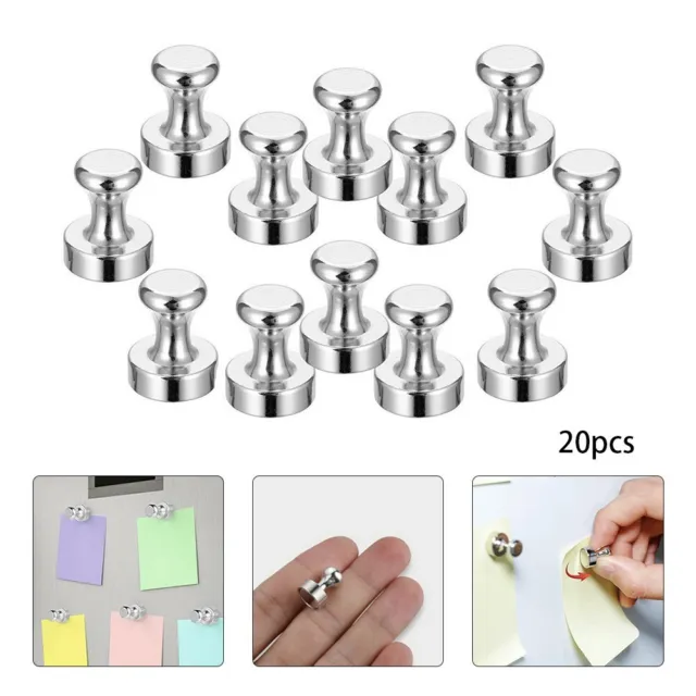 Maison Magnétique Broches Aimant Argent Super Fort 10 Pièces Néodyme Magnet