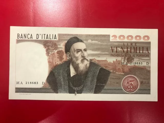 Repubblica Italiana 20000 Lire TIZIANO 21-02-1975