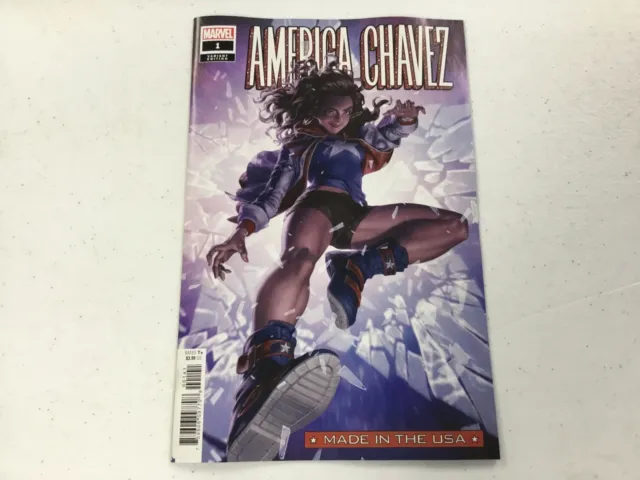 AMERICA CHAVEZ comic # 1 ~ MADE in the USA ~ YOON VARIANT ~ 2021 ~ NM / Unread !