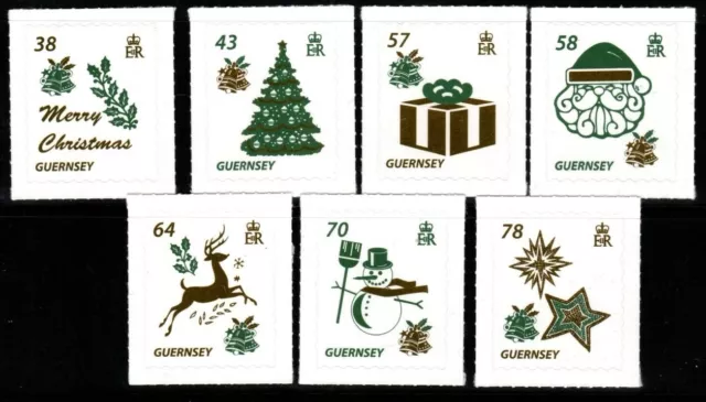 Guernsey Sg1631/7 2016 Christmas Symbols Mnh