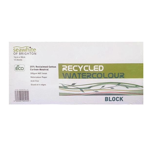 ArtBeek Bloc De Papier Aquarelle 22,9 X 30,5 Cm, 32 Feuilles (63,5 Kg/300 G/ M²), Papier Aquarelle 100 % Coton, Pressé à Froid, Sans Acide, Carnet De Croquis D'art Pour Peinture Et Dessin