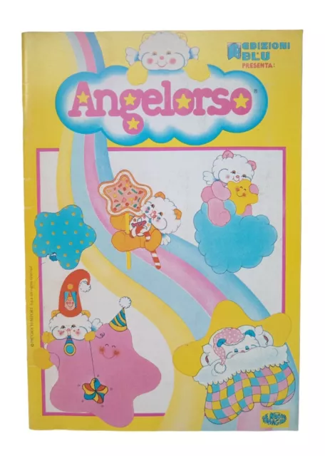 *HH* Album Vintage Figurine Angelorso Edizioni Blu 1987 Orsi Poochie Stickers