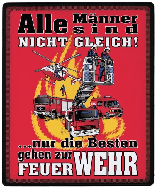 Mousepad Eyecatcher fuer den Schreibtisch Feuerwehr alle Maenner 22524