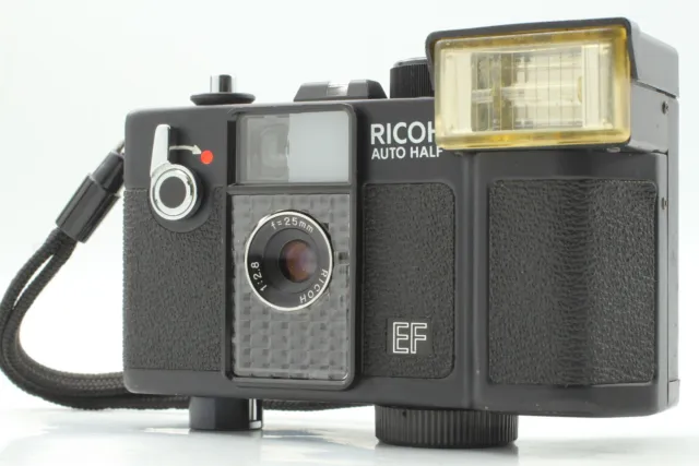 [N MINT] Ricoh Auto Half EF Black Half Frame Cámara de película de 35 mm...