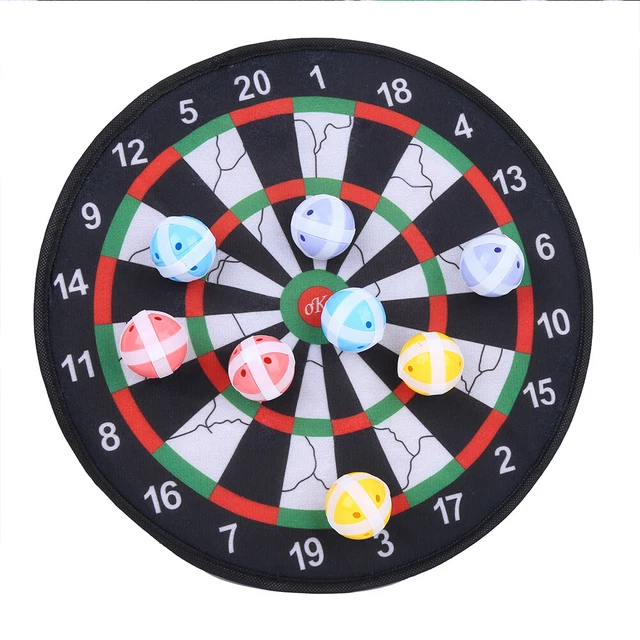 Durable Flannelette Lightweight Cartoon Children Suction Cup Dartboard Indoor Ou