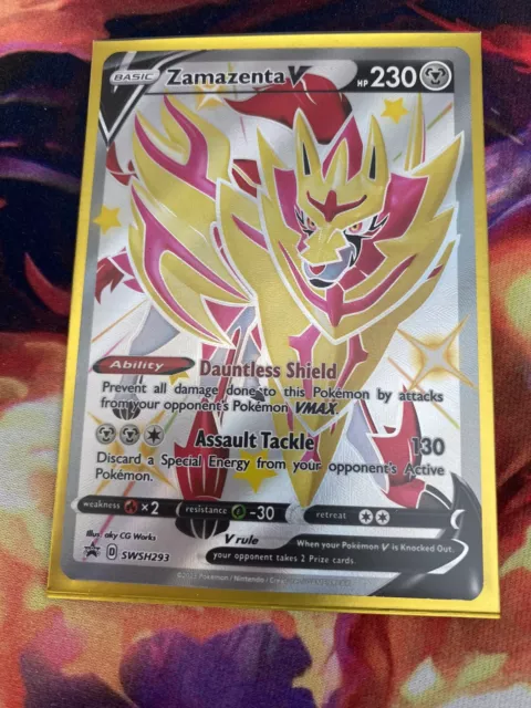 Pokémon - Crown Zenith - Zamazenta V - SWSH293 - Full Art Promo - NM/M