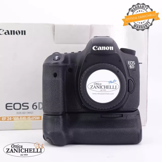 Canon EOS 6d + Grip 21530 Schnappschüsse Gebraucht (E261)