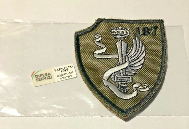Patch Militare Paracadutisti Folgore - Diametro 8cm, A Strappo, Per Divise E Collezioni - Foto 7