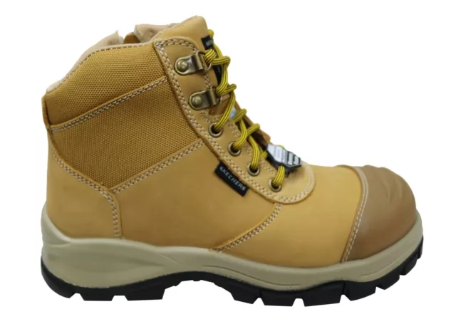 MENS SKECHERS LEATHER Work Composite Toe Work Boots - ModeShoesAU £118. ...
