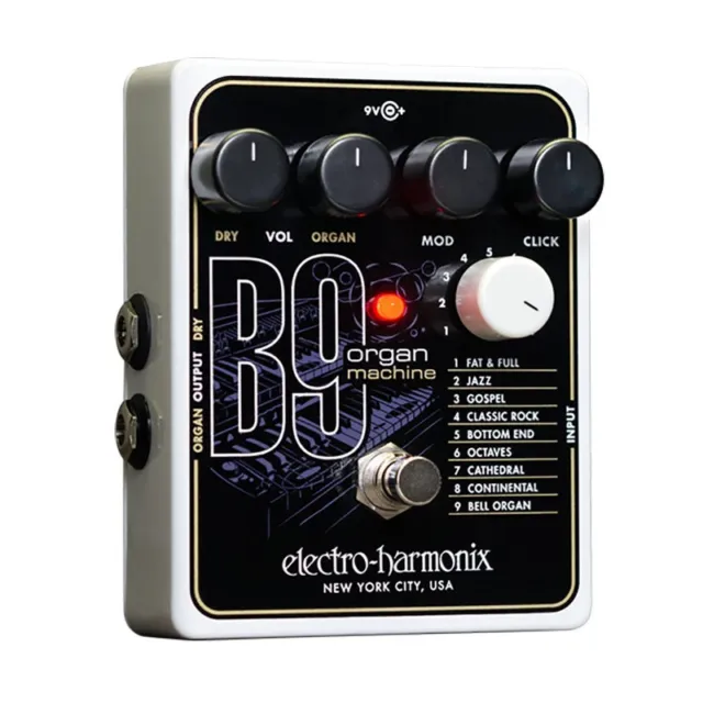 Nuevos efectos de guitarra máquina de órgano Electro Harmonix B9