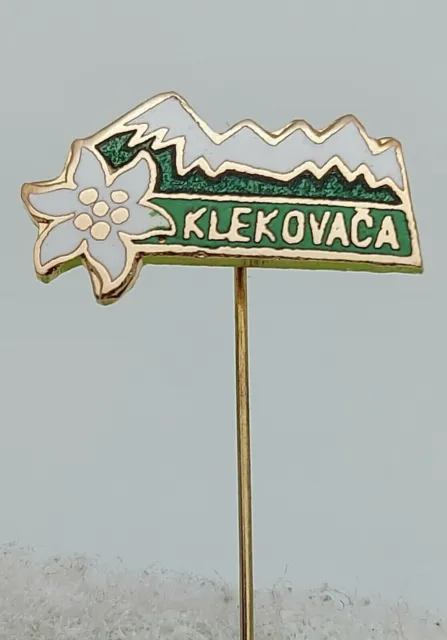 CLIMBING MOUNTAINEERING Bosnia - PD KLEKOVACA old pin, badge KASUN 1960s !
