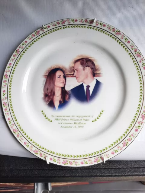 Royal Doulton Commemorative Bone China Plate Wedding Prince William Jubilee