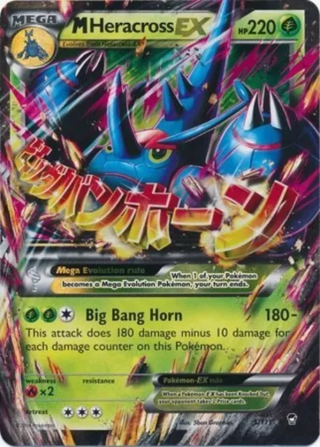 Pokémon TCG - M Heracross EX - 5/111 - Ultra Rare XY: Furious Fists [Near Mint]