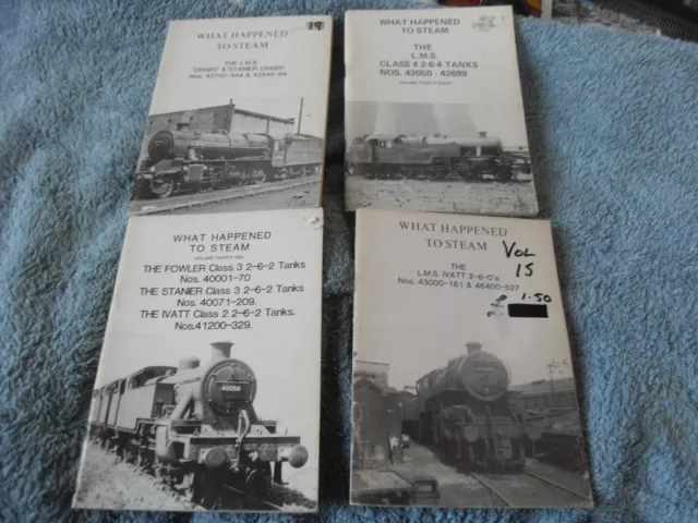 What Happened to Steam? 4 1980's publications. Volumes 15, 19, 32 and 38.