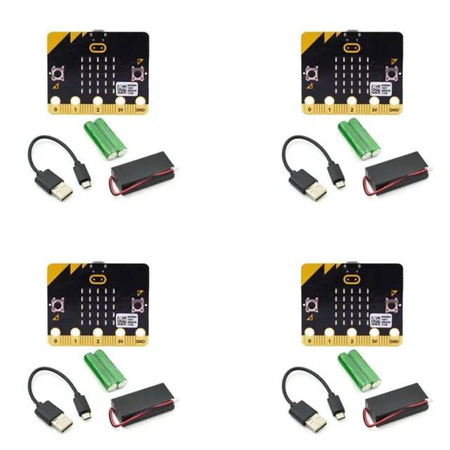 4x Microbit GO Starter Kit BBC auto/Qtruck/Python Education Microbit SupG3N5