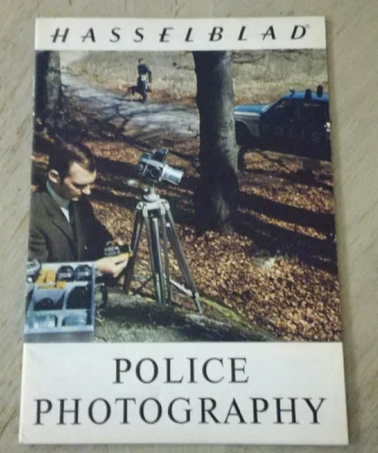 Hasselblad booklet guide book police photography camera proxar extension tubes