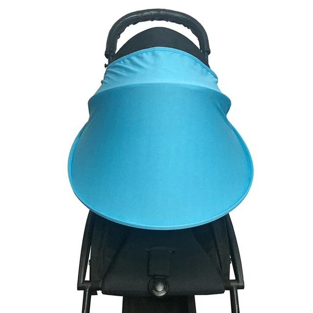 Cochecito de bebé cochecito a prueba de viento para protector solar visera cubierta de dosel 9