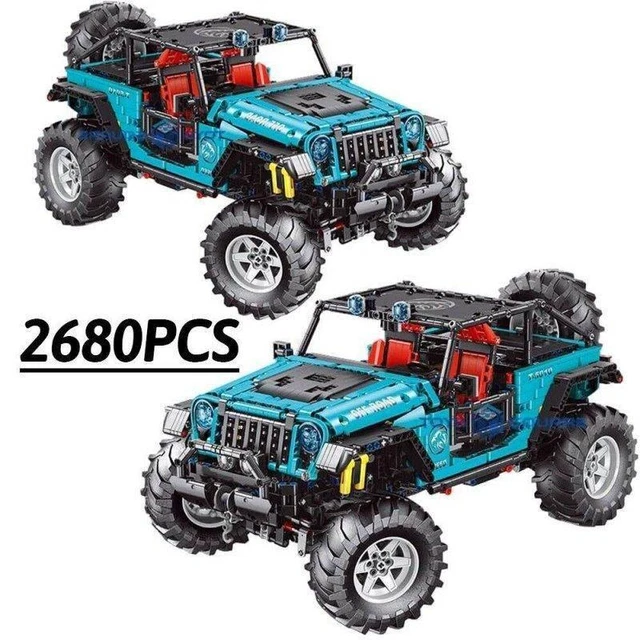 BUILDING BLOCKS SET MOC Truck OffRoad SUV Wrangler Bricks Model Kids