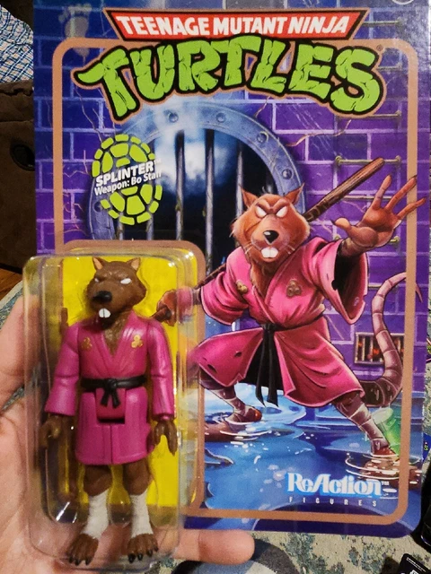 Super7 TMNT Teenage Mutant Ninja Turtles ReAction 3 3/4" Action Figure Splinter