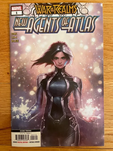 New Agents of Atlas 1 1st Luna Snow Crescent Io Swordsman Wave Aero NM 2nd print