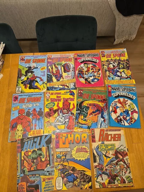 Comic Sammlung - Verschiedene Comics - Die Spinne - Rächer - Thor - Hulk.