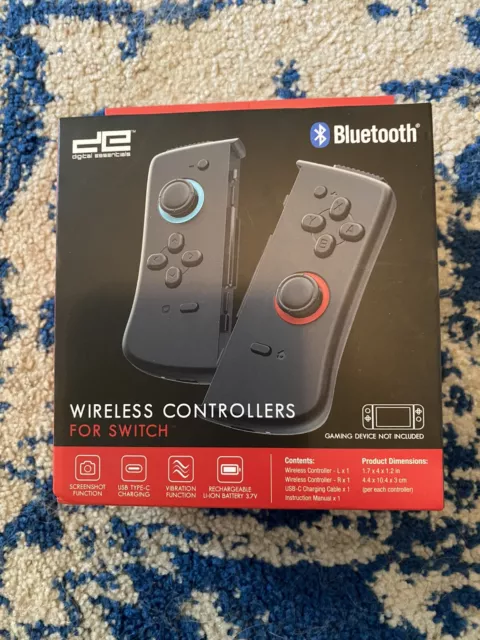 BRAND NEW Wireless Controllers for Nintendo Switch! Digital Essentials Bluetooth