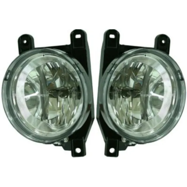 Set Of 2 Clear Lens Fog Light For 1998-2002 Lincoln Navigator Left And Right