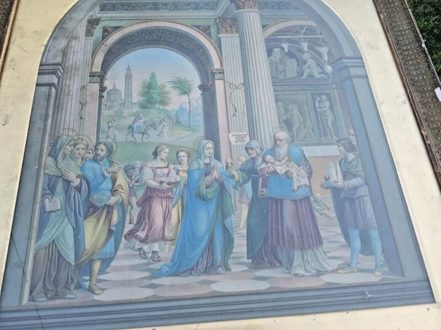CIRCUMCISION OF JESUS in the TEMPLE BERNARDINO LUINI ANTIQUE 30s ...