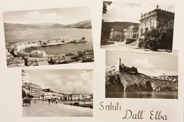 Cartolina - Saluti Dall'Elba - Vedute diverse - 1950 ca.