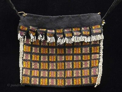 Old tribal fine "Aluk" Betel nut bag from Atoni people, Timor Indonesia 2