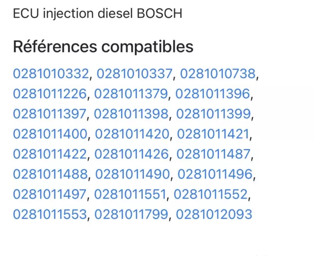 Calculateur Moteur Bosh Fiât STILO 0281 011 553      55198058  Décoder 3